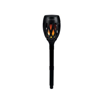 Lanterna LED cu efect de flacara si panou de incarcare solar cu baterie integrata 2200mAh
