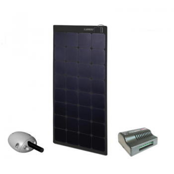 KIT SOLAR POWER FLEX PANOU DE CARBEST 12V / 115W, ALB