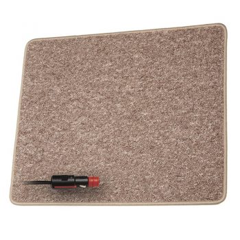 Covor electric 60X40Ccm,12V/25W, culoare maro deschis