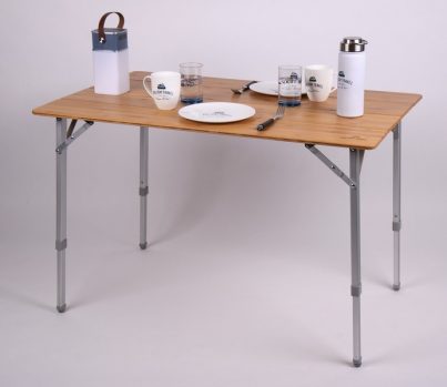 Masă Camping Holiday Travel, Cadru Din Aluminiu, 100X65X42/65Cm