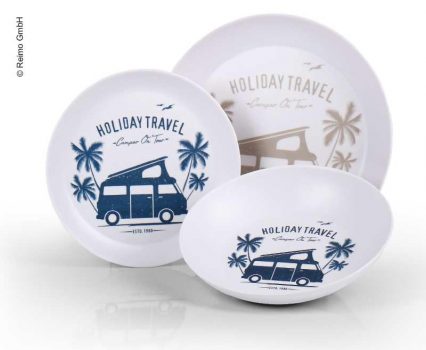 Set Vesela Melamina Holiday Travel, 6 Buc, 2 Persoane