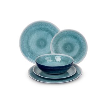 Set Vesela Melamina Deep Water, 12 Piese