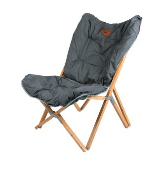 Scaun camping HOLIDAY TRAVEL, Culoare gri, 75x100cm