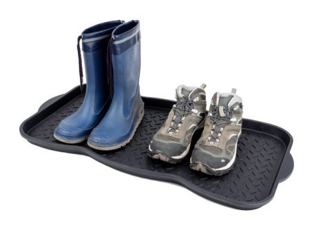 Tavita incaltaminte din plastic, 74x37cm, culoare negru