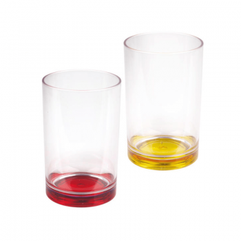 Set 2 Pahare 350 Ml Galben +Rosu