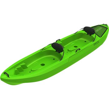 Caiac Sit on Top Tandem, Axoos, 3,60 metri lungime, verde