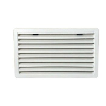 Grila ventilatie 257X432 mm, culoare alb
