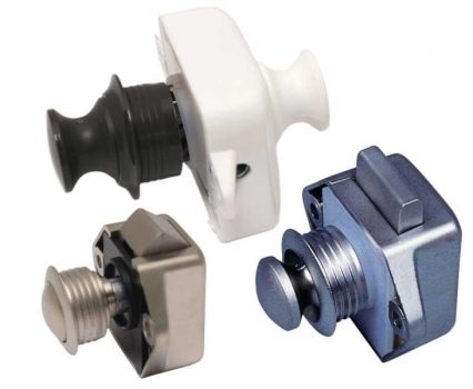 Inchizatoare pushlock pentru mobila, culoare auriu