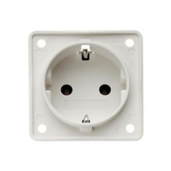 Soclu Berker Integro 230V gri deschis