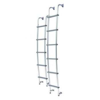 Scara din aluminiu pentru spate cu 6 trepte