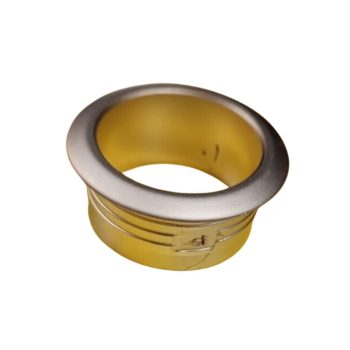 Inel trecere pentru push lock, 19 mm, culoare argintiu